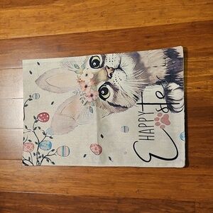 Easter Cat Garden Flag